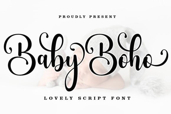 Baby Boho: A Modern Calligraphy Font for Creative Projects