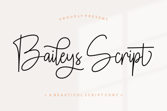 Baileys Script: Capturing Elegance in Every Curve