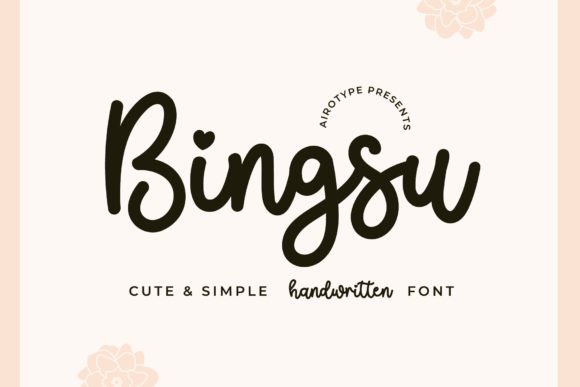 Bingsu: A Playful Handwritten Font for Modern Creators