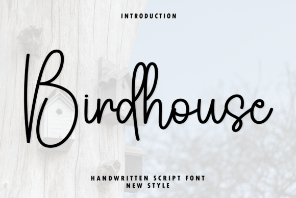 Birdhouse: An Elegant Handwritten Script for Modern Brands