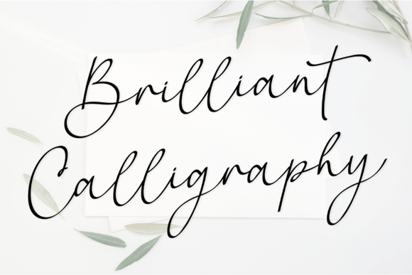 Brilliant Calligraphy: The Signature Script Font