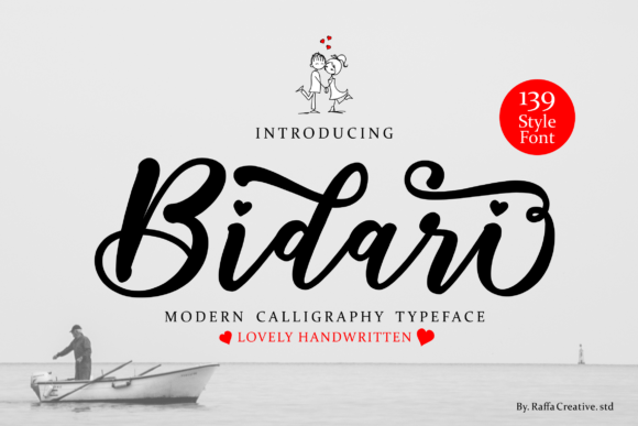 Bring Heartfelt Elegance to Your Work with Bidari Script