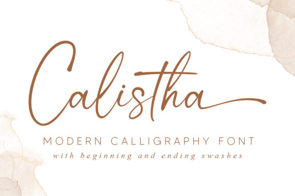 Calistha: A Script Font for Modern Elegance