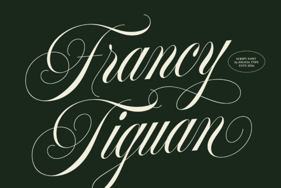 Francy Tiguan: The Elegant Script for Luxury Branding