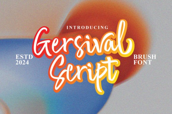 Gersival Script: A Font That Feels Like a Fresh Streetwear Drop