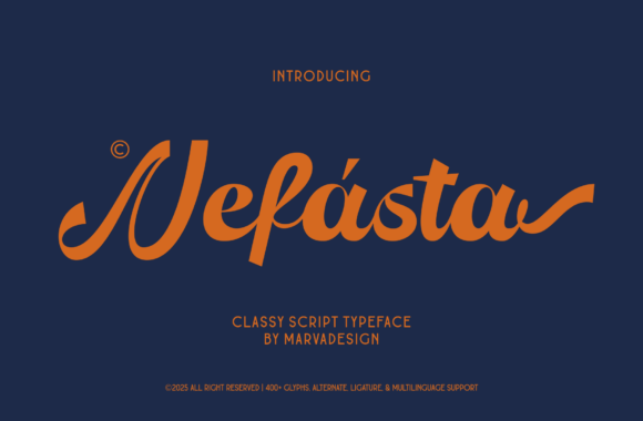 Nefasta Script Font: A Guide to Elegant, Modern Typography