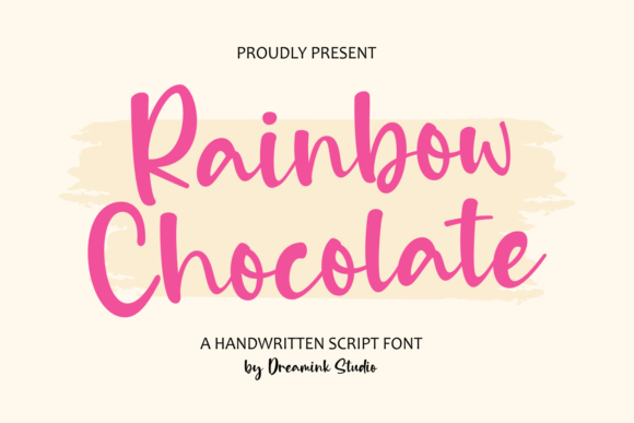 Rainbow Chocolate Script: A Modern Handwritten Font for Creative Projects