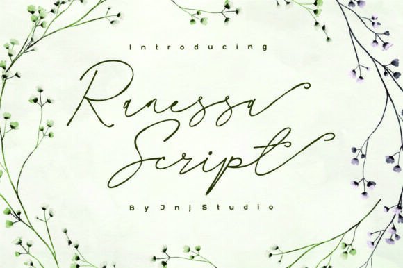 Ranessa Script: A Calligraphic Font for Ethereal Branding