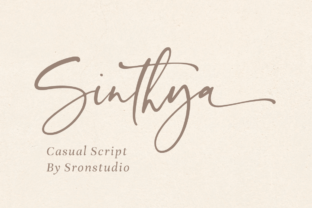 Sinthya: The Natural Handwritten Font for a Personal Touch